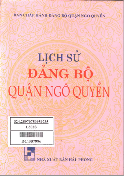 LỊCH SỬ ĐẢNG BỘ QUẬN NGÔ QUYỀN (BẢN GỐC)
